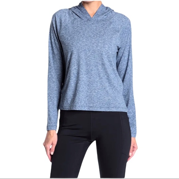 NWT RBX Space Dye Crop Pullover Moisture Wicking Hoodie - Picture 10 of 13